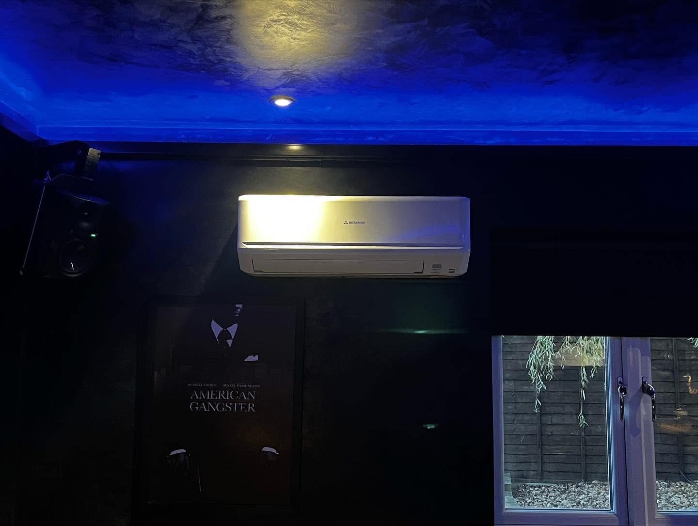 Man cave air conditioning in Southampton